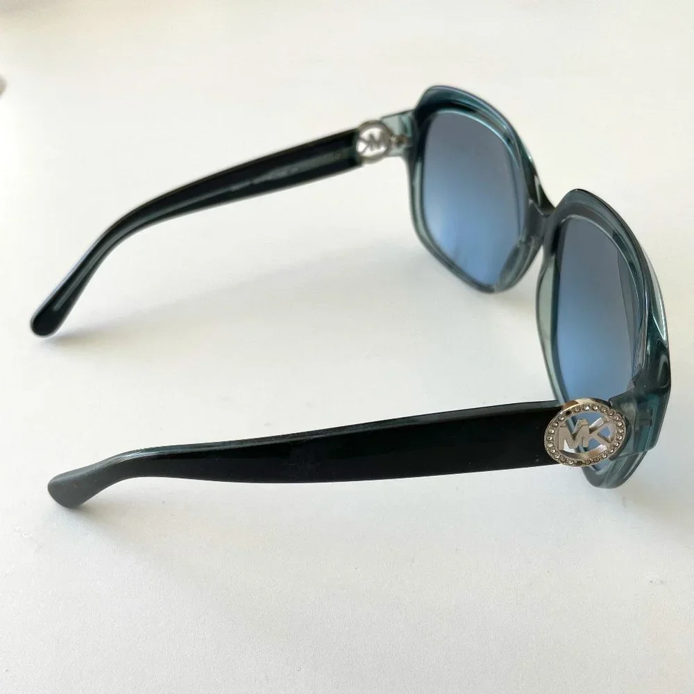 Michael Kors Women's Square Sunglasses Blue - Picture 1 of 7